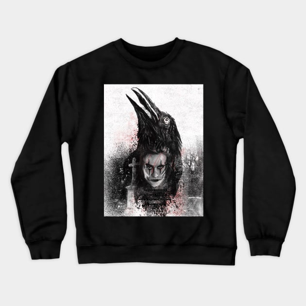 The Crow Crewneck Sweatshirt by quadrin